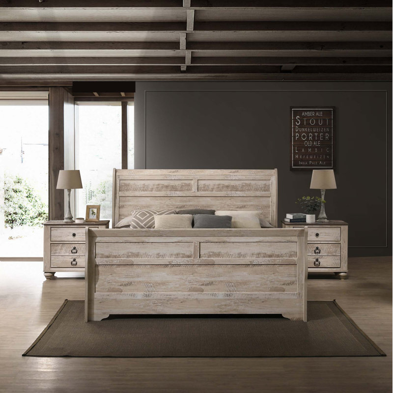 Ensemble de chambre à coucher 3 pièces, Très grand