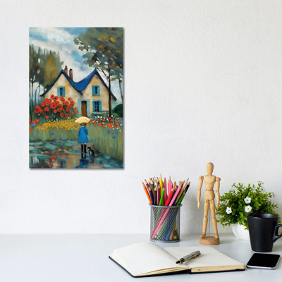 «Walk in the rain», reproduction d'art mural