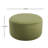 Malpaso Round Ottoman,Olive Green-857346229