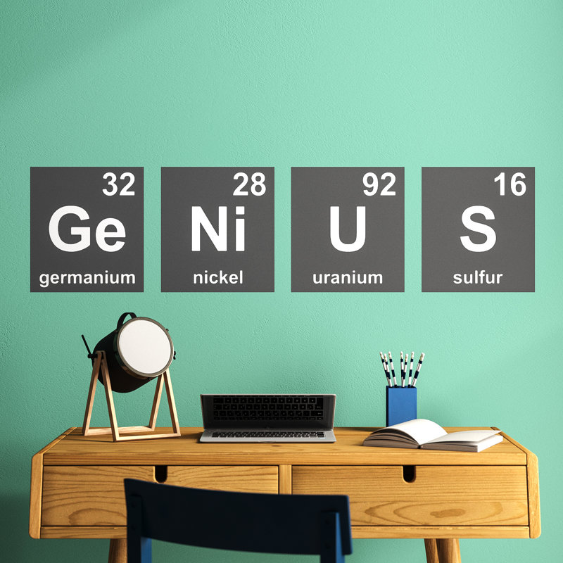 Adhésif décoratif Genius, Gris foncé