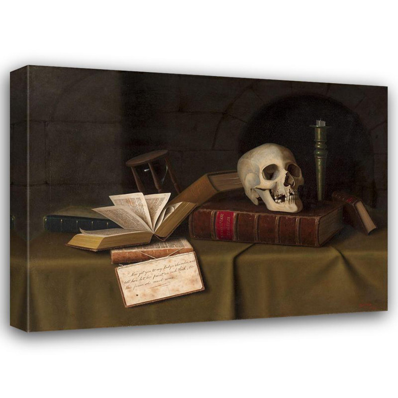 Art sur toile tendu Harnett, William Michael Gallery, Memento Mori To This Favor (97_50171), H 36 po x l 47 po