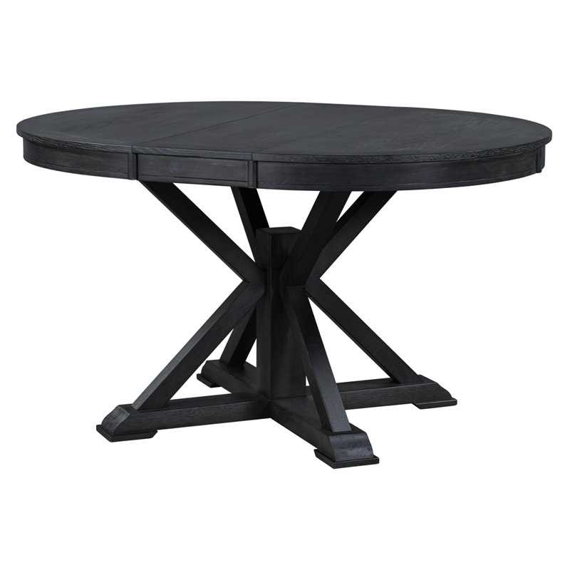Retro Extendable Dining Table, Espresso