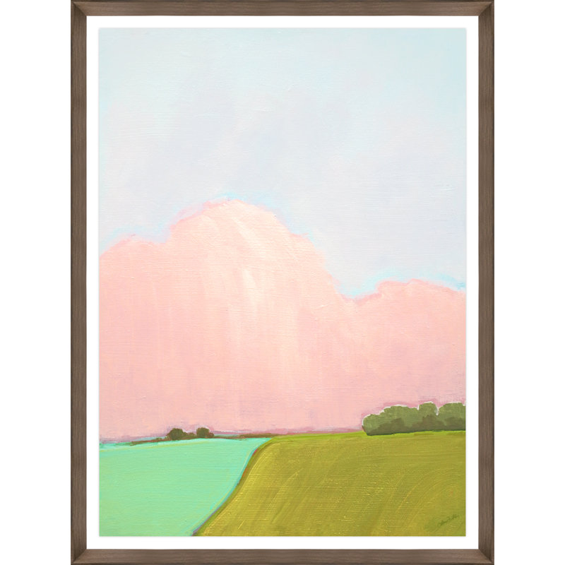Wine Country in June, Briown Single Picture Frame Paper, Yes
