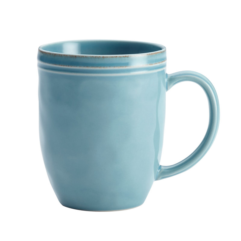 Agave Blue Ceramic 16-Piece Dinnerware Set