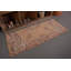Tapis rétro, petit tapis 2,5 po x 5,7 pi, tapis tissé à plat, tapis géométriques orange, tapis moderne, tapis turcs