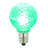 Vickerman G30 LED Green Bulb E12 Nickel Base .45W, Package Of 25