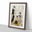 The Willow Shell by Chobunsai Eishi - Picture Frame Painting Print-55611420-55611423