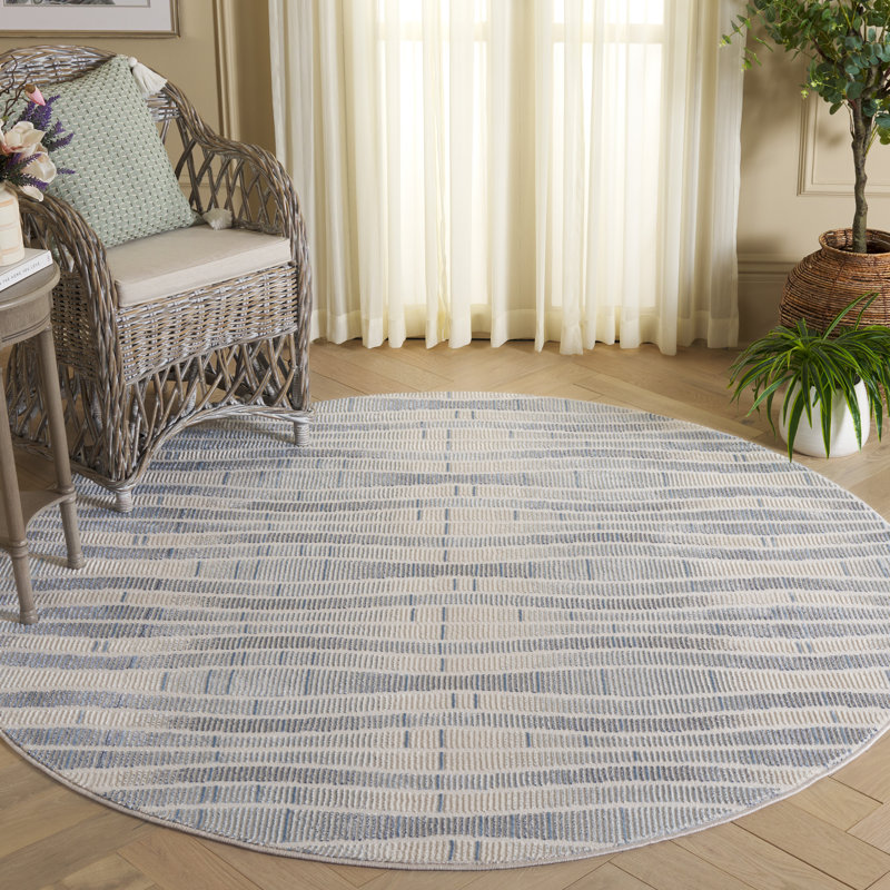 Kazimiera Performance Abstract Rug, Round 6'7"