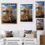 «Golden Semi Truck Dream II», reproduction sur toile-829428418-829428424