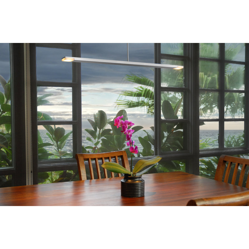 Virga 1 - Light LED Pendant, Brushed Aluminum, 2700K