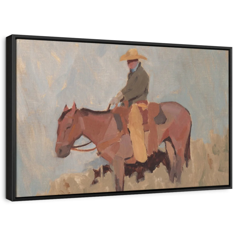 Animal «Ranch Hand II», reproduction sur toile, H 21 po x l 31 po