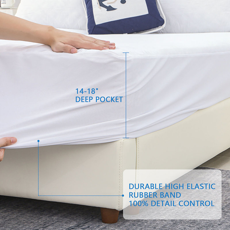 Housse de protection ajustée pour matelas Baranowski, Grand