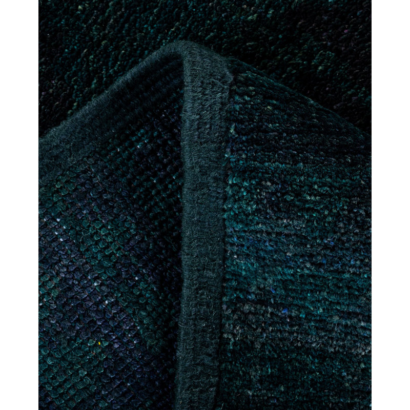 Overdyed One-of-a-Kind 6' 2" X 8' 10" Hand Knotted Area Rug