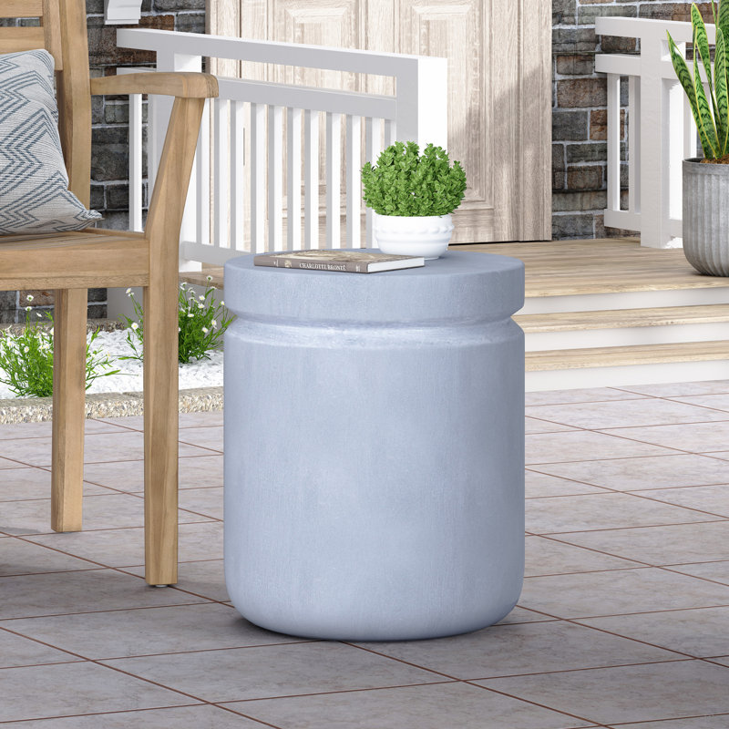 Table de bout d'extérieur en béton