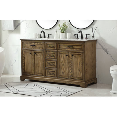 Ensemble de meuble-lavabo double 60 po Hermes