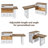 Movable Kitchen Island With Retractable Tabletop-60150803