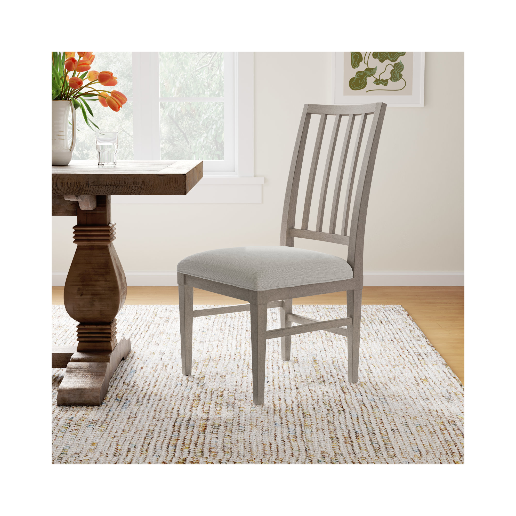 Nadine Side Chair, Gray