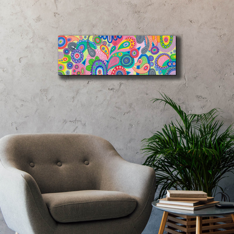 Bungalow Rose «Summer Pinata» par Hello Angel, art mural sur toile