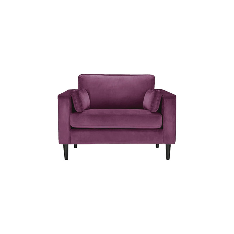Millerville 2 Seater Velvet Sofa, Amethyst