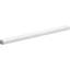 12" x 0.5" Polished Marble Pencil Liner Tile Trim in White