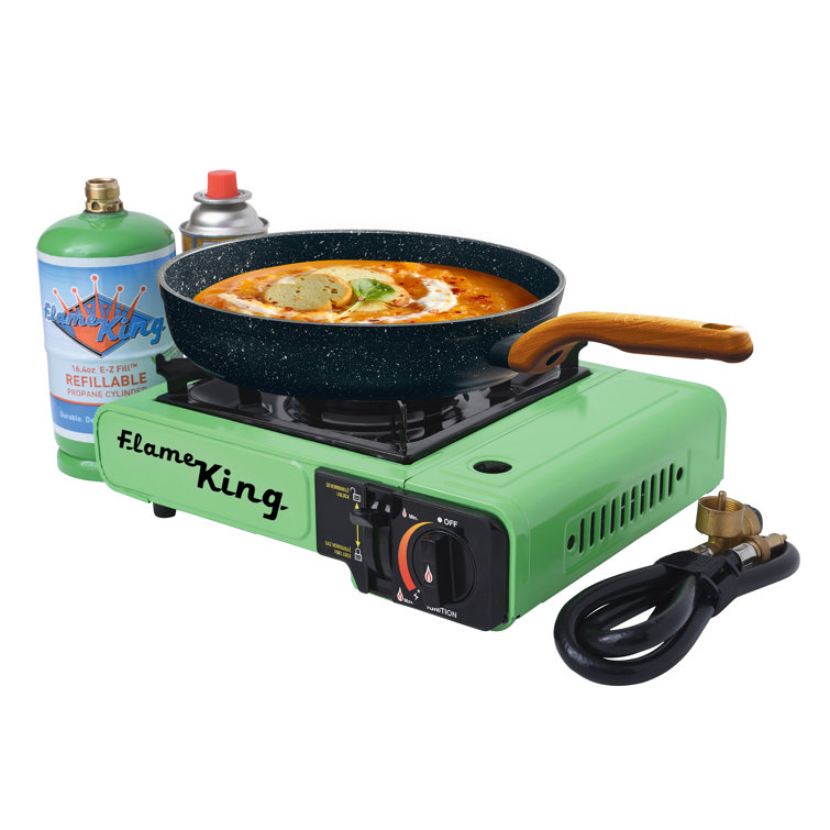 Flame King Portable Camping stove Burner Multi Fuel Butane Or Propane With  Carry Case u0026 Reviews | Wayfair