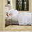 Cooling Queen Sheets & Pillowcases, 600 Thread Count Cotton Blend, White Sateen