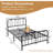 Metal Open-Frame Bed-154855110