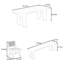 Ensemble de table Creative en bois massif-106551070