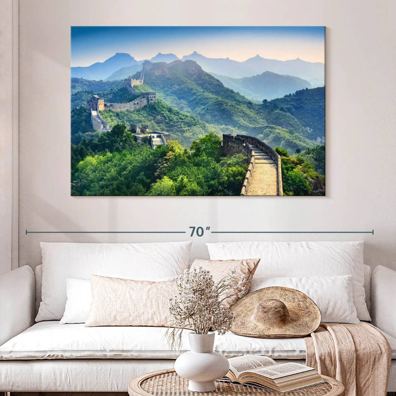 Ravi, matin, grande muraille de Chine, H 34 po x l 51 po