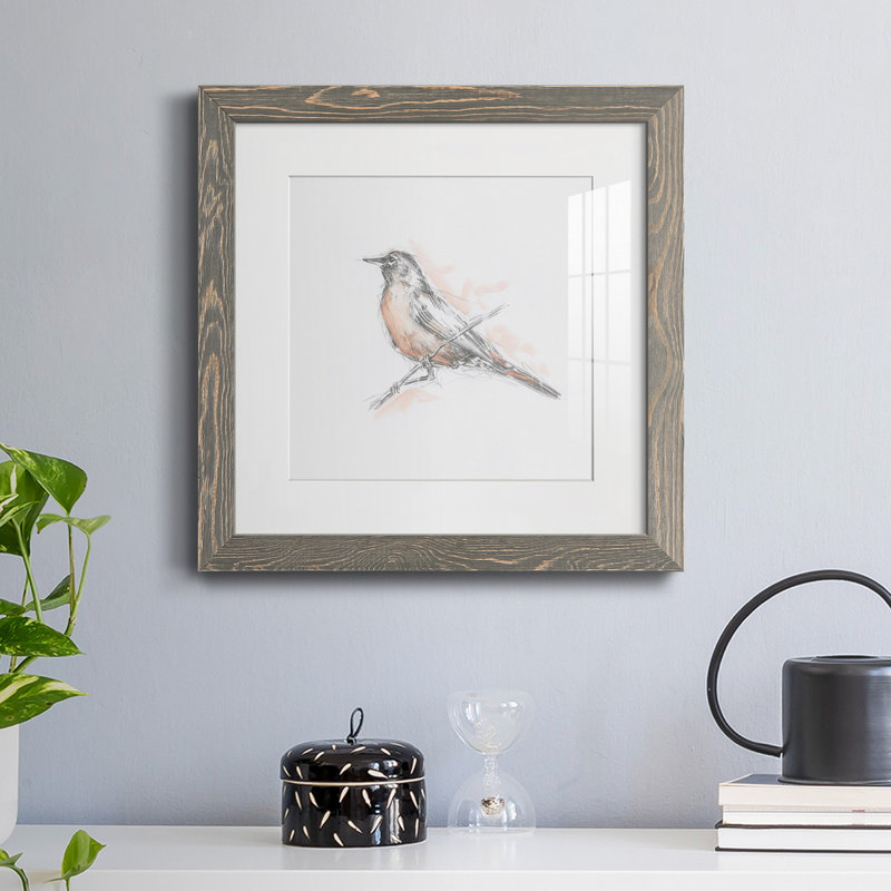 Robin des bois II, Cadre gris, H 31,5 po x l 31,5 po x P 1,5 po