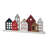 20”L Christmas House Wooden Décor