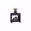 Table de chevet minimaliste de 16,5 po de hauteur avec tablette ouverte