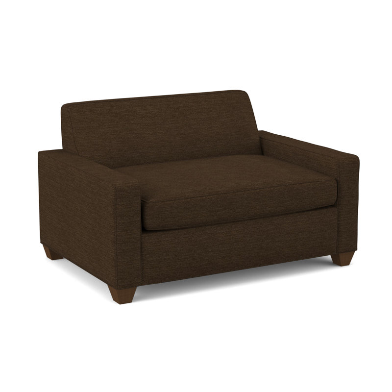 Fauteuil convertible l 52 po Avery, Chocolat antique, Noyer Montana