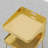 Modern Gold Metal Open Nightstand with 2 Shelves, Industrial Bedside Table with Non-Slip Feet for Bedroom & Living Room