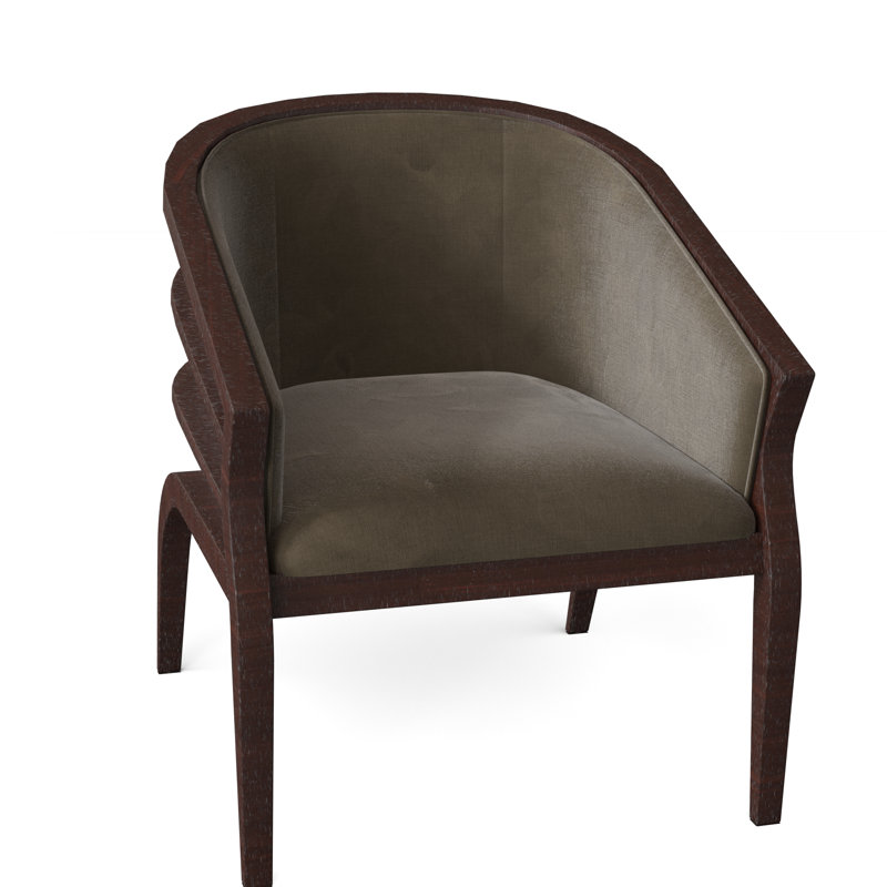 Lynnhaven Armchair, Espresso, Linen (3155 72)