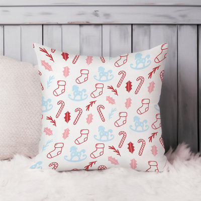 Holiday Christmas Candy Cane Pattern II Modern
