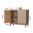 31.5-inch geometric design sideboard
