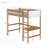 Twin Size Loft Bed with Desk