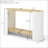 Nightstand With 2-Layer Storage Shelves