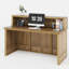 Bureau de réception rectangulaire en bois manufacturé Crystle-2076066367