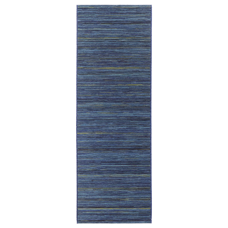 Lotus Flatweave Blue Rug