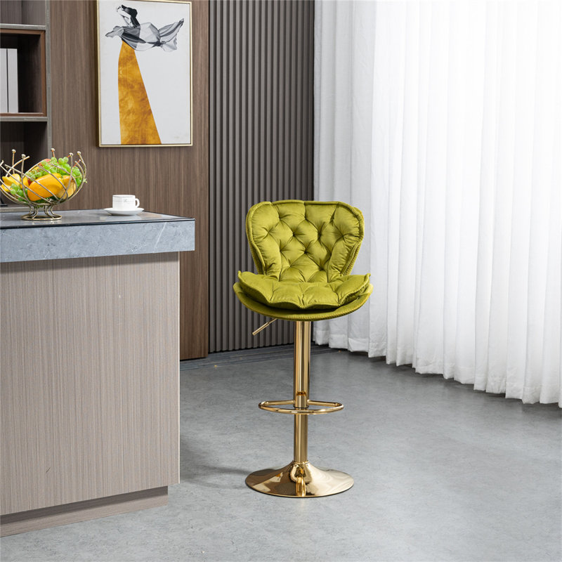 Abreu Bar Stools, Green, 2