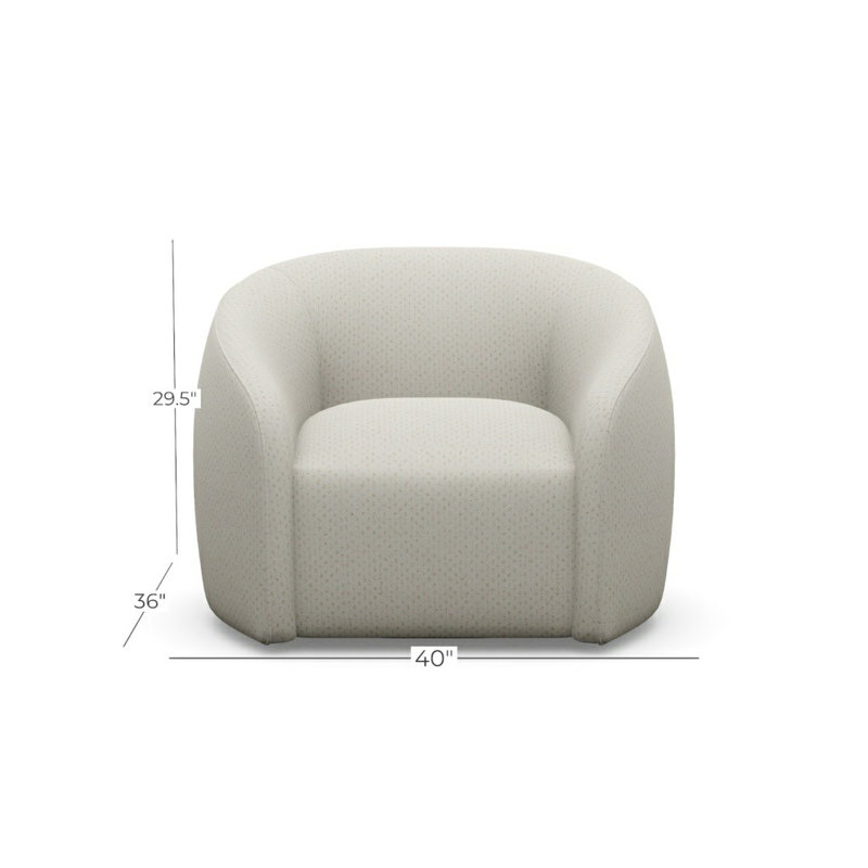 Rondo Swivel Chair, Macrame 090620