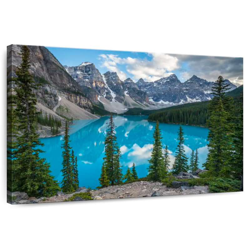 Alvord Scenic Moraine Lakeside Mountains, H 34 po x l 51 po