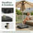 Outdoor 114-pound Square Black Umbrella Base