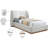 Earley Boucle Fabric Bed-88523746