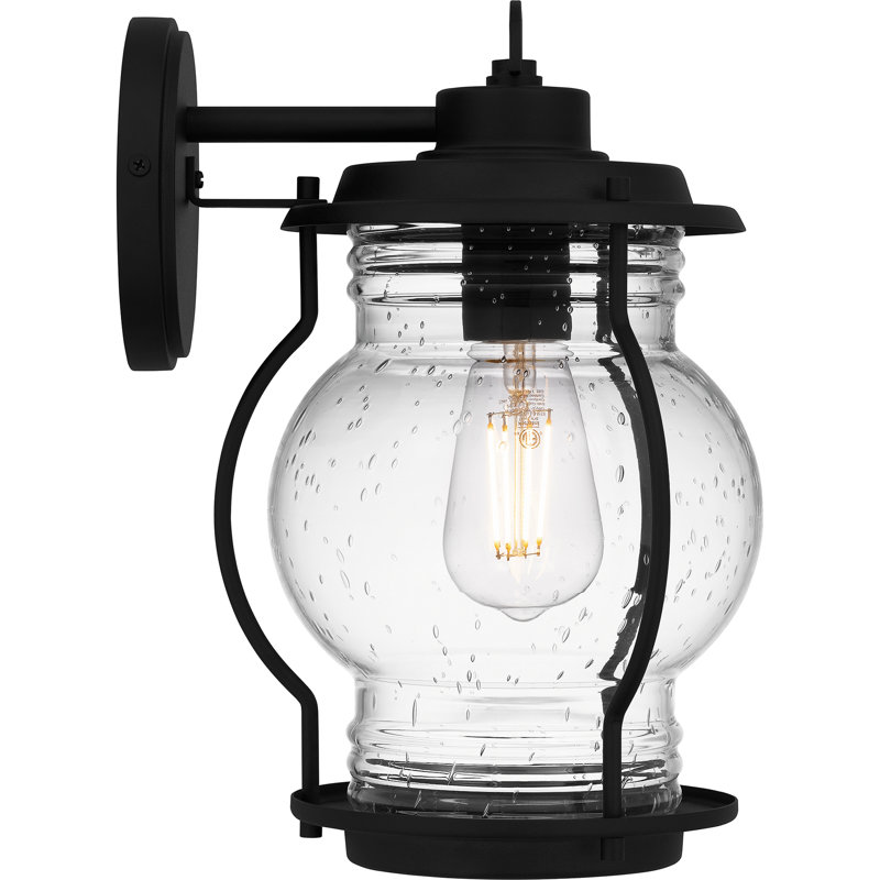Lanterne murale d'extérieur 1 lumière Landrienne, H 12 po x l 7,25 po x P 9 po