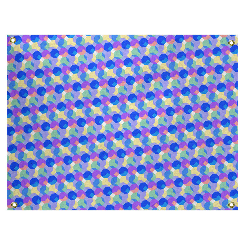 Tapisseries octogones par katelyn elizabeth Kitterman, Intérieur, H 54 po x l 63,5 po
