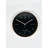 Bronze Decorative Wall Clock, 11.8 Inches Diameter | 100% Plastic Body, Real Glass Cover, Thickness: 1.8 Inches | Elegant Design for Home & Office Décor, Perfect for Living Room or Kitchen Wall Display-105520998