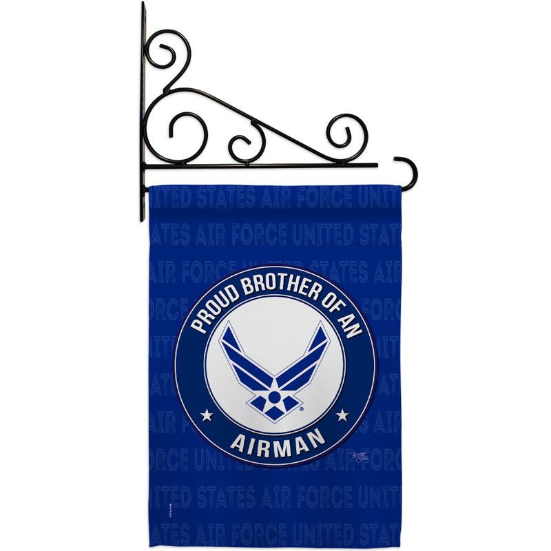 Ensemble de drapeaux en polyester 18,5 x 13 po Proud Brother Airman